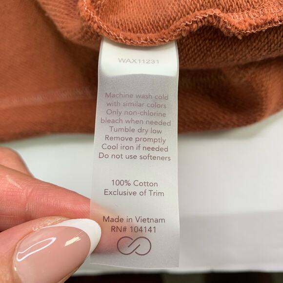 Calla Oversized Cotton Top Women’s XL Brown Tank Tunic Style Minimal - Picture 16 of 16